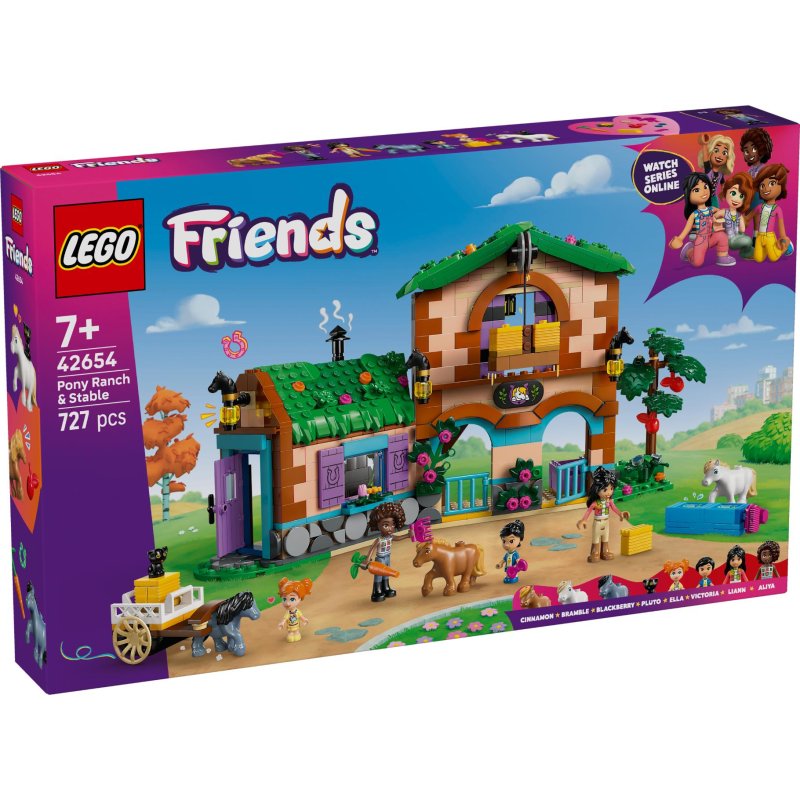 LEGO 42654 FRIENDS PONYBOERDERIJ EN STAL - 411 1522 - 411-1522