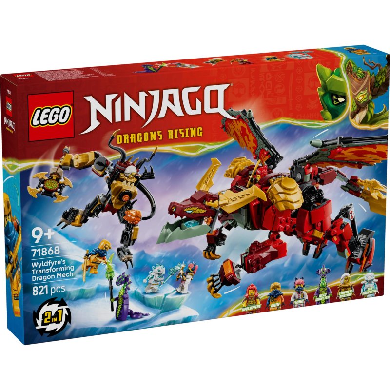 LEGO NINJAGO WYLDFYRE'S TRANSFORMERENDE - 411 1868 - 411-1868