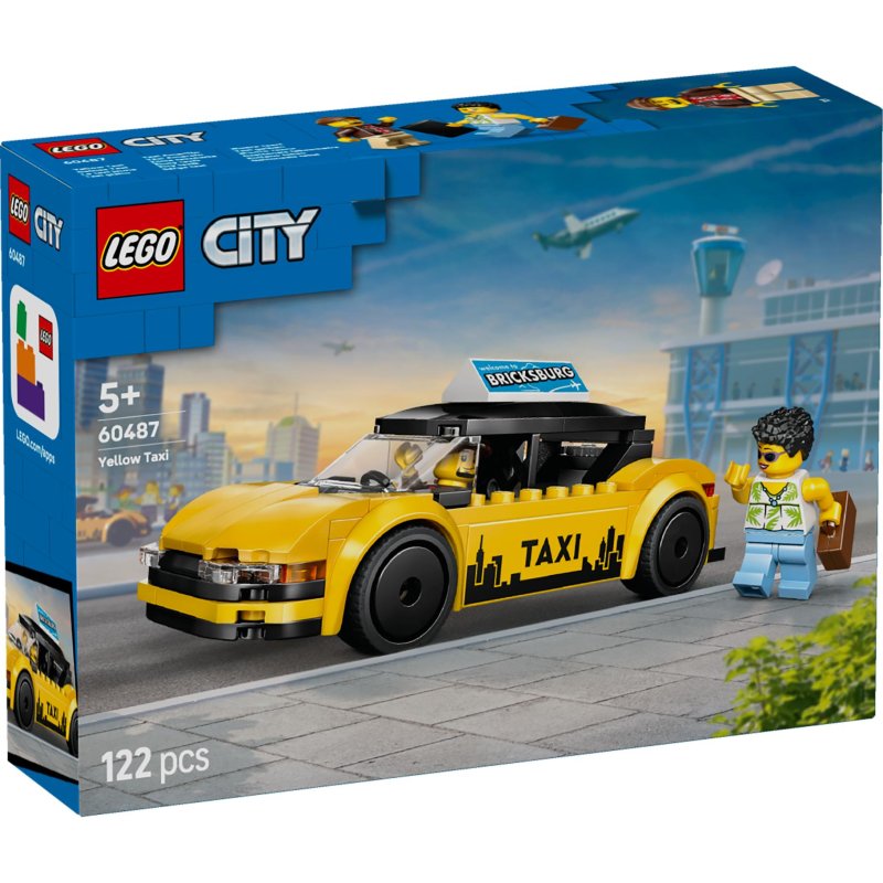 LEGO CITY 60487 GELE TAXI - 411 1926 - 411-1926