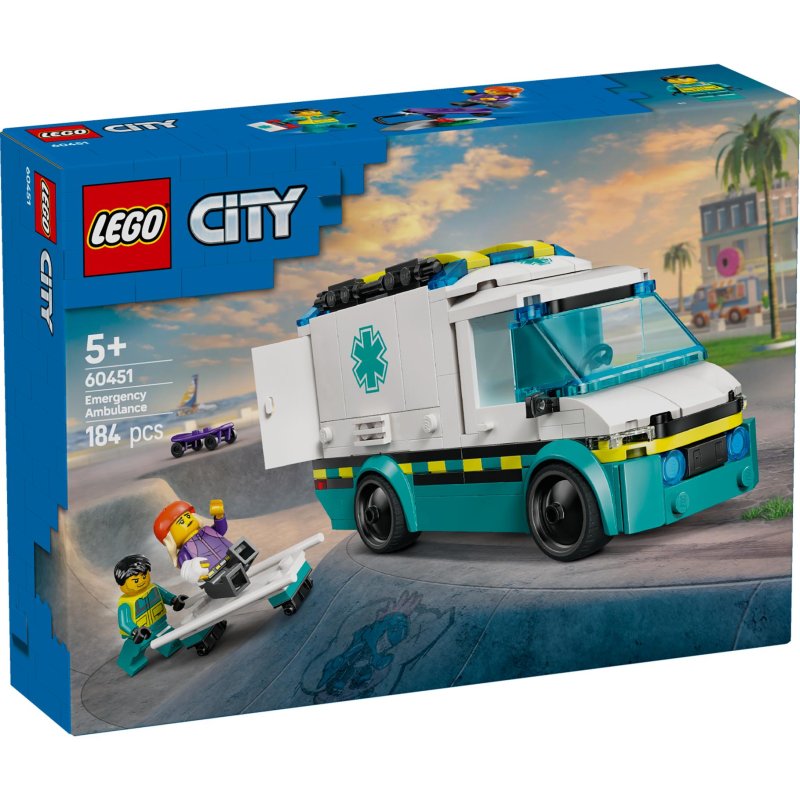 LEGO 60451 CITY GREAT VEHICLES AMBULANCE - 411 2410 - 411-2410