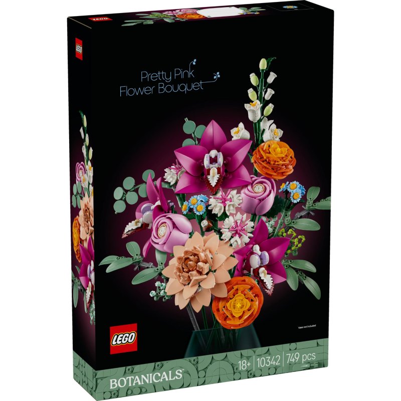LEGO 10342 ICONS BOTANICAL ROZE BOEKET - 411 2540 - 411-2540