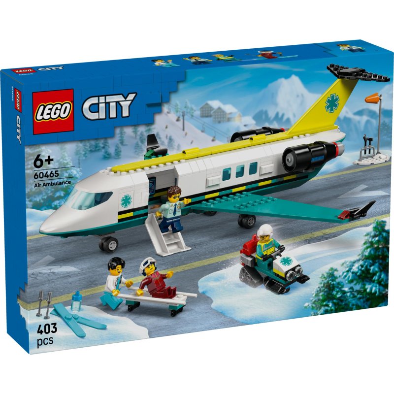 LEGO 60465 CITY AMBULANCEVLIEGTUIG - 411 2649 - 411-2649