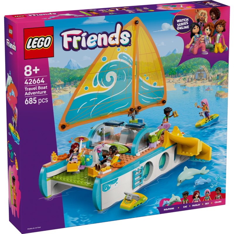 LEGO 42664 FRIENDS AVONTUURLIJKE BOOTREI - 411 2664 - 411-2664