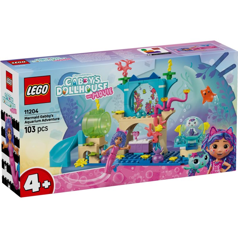 LEGO 11204 GABBY'S DOLLHOUSE ZEEMEERMIN - 411 3455 - 411-3455
