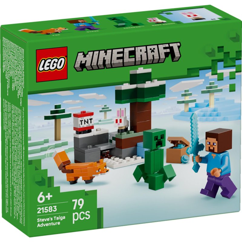 LEGO 21583 MINECRAFT STEVES TAIGA AVONTU - 411 4071 - 411-4071