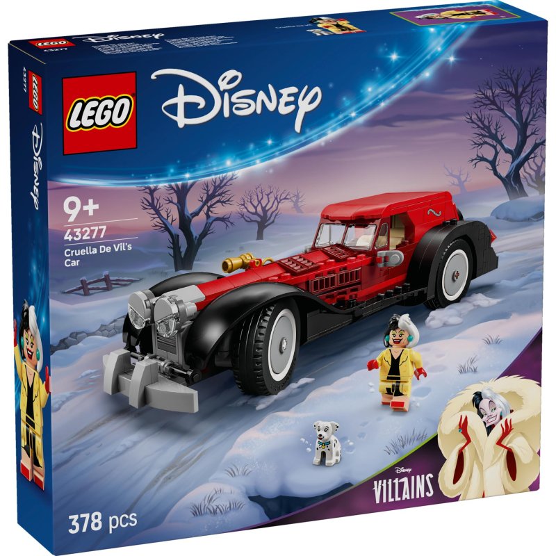 LEGO DISNEY 43277 CRUELLA DE VILS CAR - 411 4327 - 411-4327
