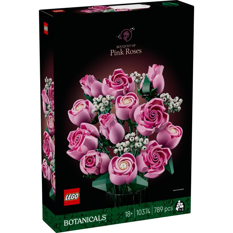 LEGO 10374 BOTANICALS  ROZE ROZENBOEKET - 411 4457 - 411-4457