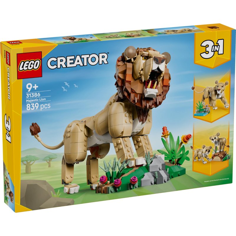 LEGO 31386 CREATOR WILDE DIEREN MAJESTUE - 411 4802 - 411-4802
