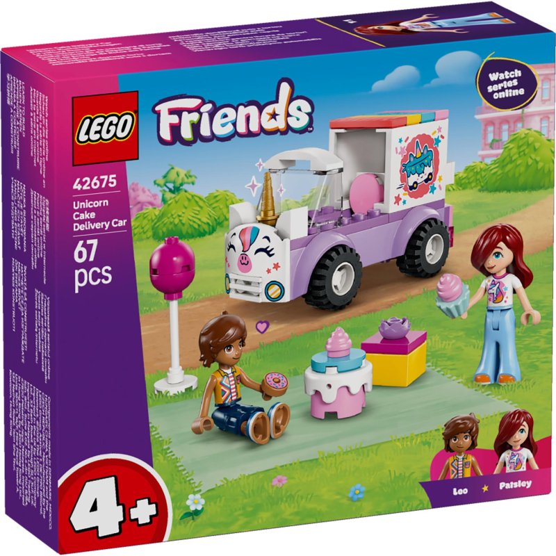 LEGO FRIENDS EENHOORN TAARTENBEZORGAUTO - 411 4864 - 411-4864