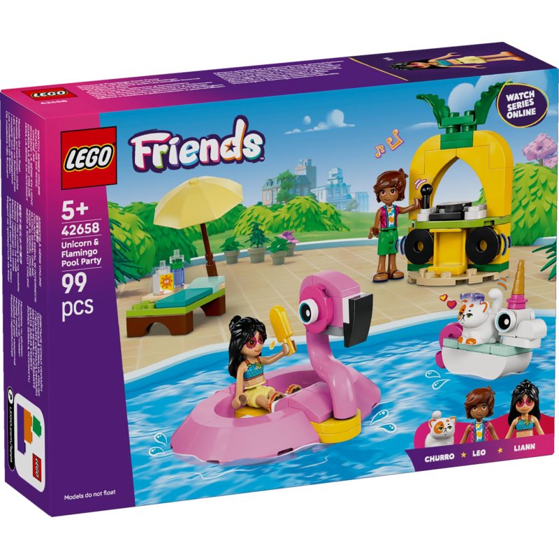LEGO 42658 FRIENDS ZWEMBADFEEST FLAMINGO - 411 5251 - 411-5251