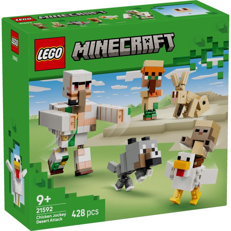 LEGO MINECRAFT KIPBERIJDER WOESTIJNAANVA - 411 5601 - *0010262937