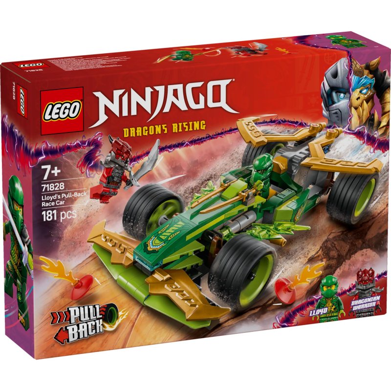 LEGO 71828 NINJAGO LLOYDS PULL-BACK RACE - 411 5633 - 411-5633