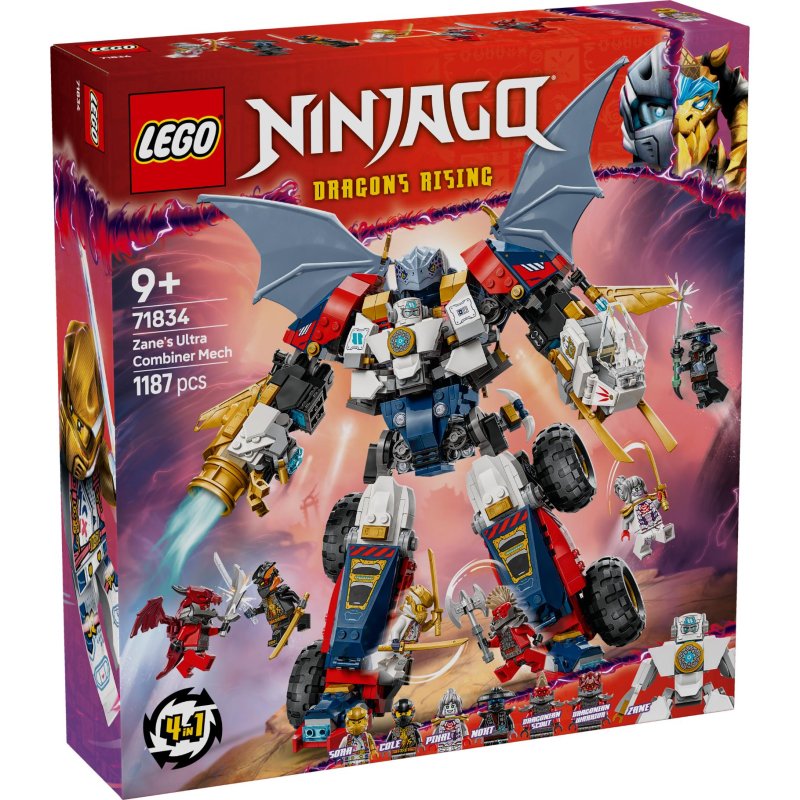 LEGO 71834 NINJAGO ZANE'S ULTRA-COMBOMEC - 411 5695 - 411-5695