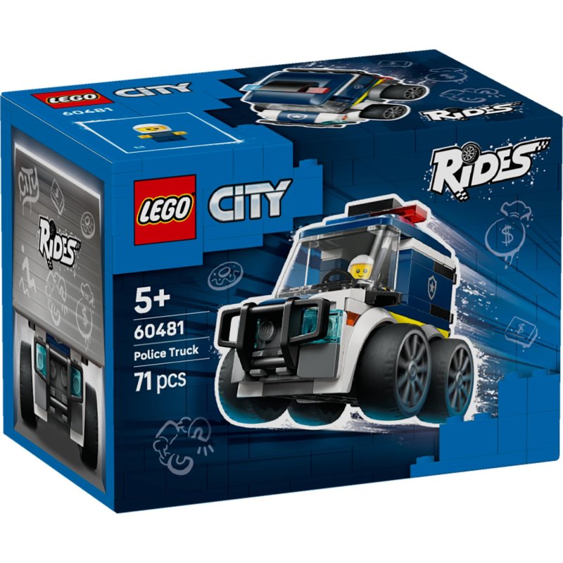 LEGO CITY 60481 VOERTUIGEN POLITIEWAGEN - 411 6048 - 411-6048