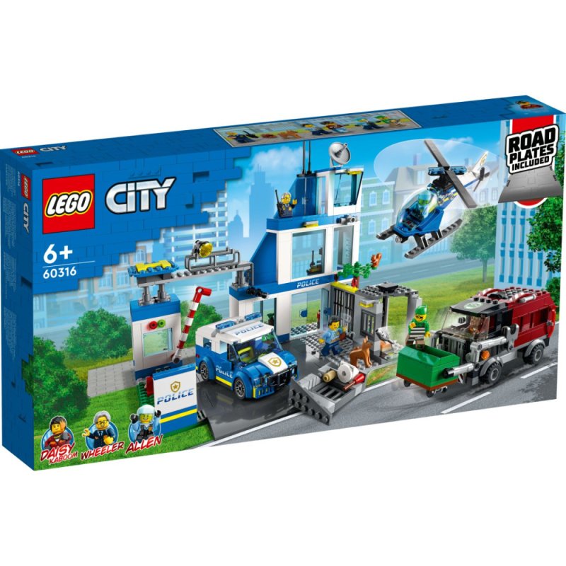 LEGO CITY 60316 POLITIEBUREAU - 411 6631 - 411-6631