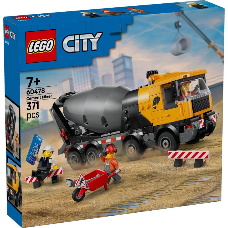 LEGO CITY 60478 CEMENTWAGEN - 411 6790 - 411-6790