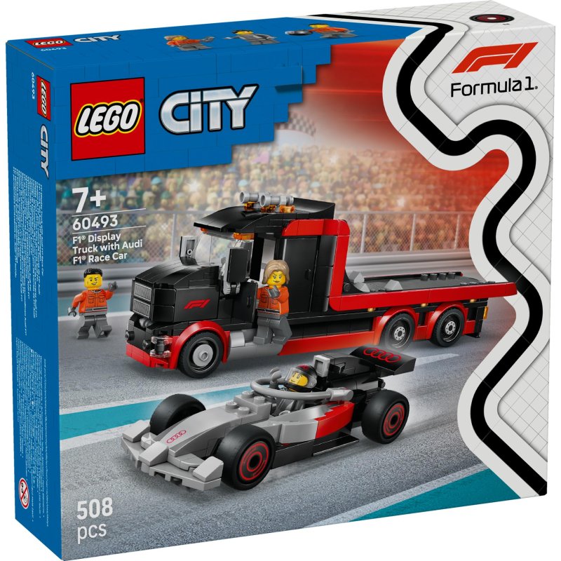 LEGO 60493 CITY F1 TRUCK MET AUDI F1 RAC - 411 6844 - 411-6844