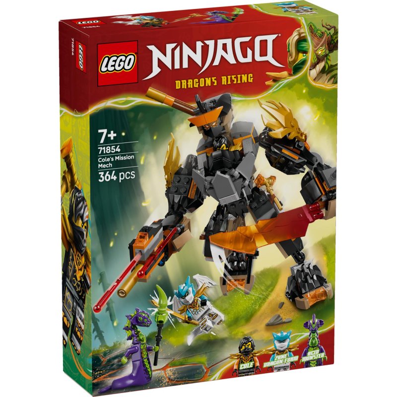 LEGO NINJAGO 71854 COLE'S MISSIEMECHA - 411 7185 - 411-7185