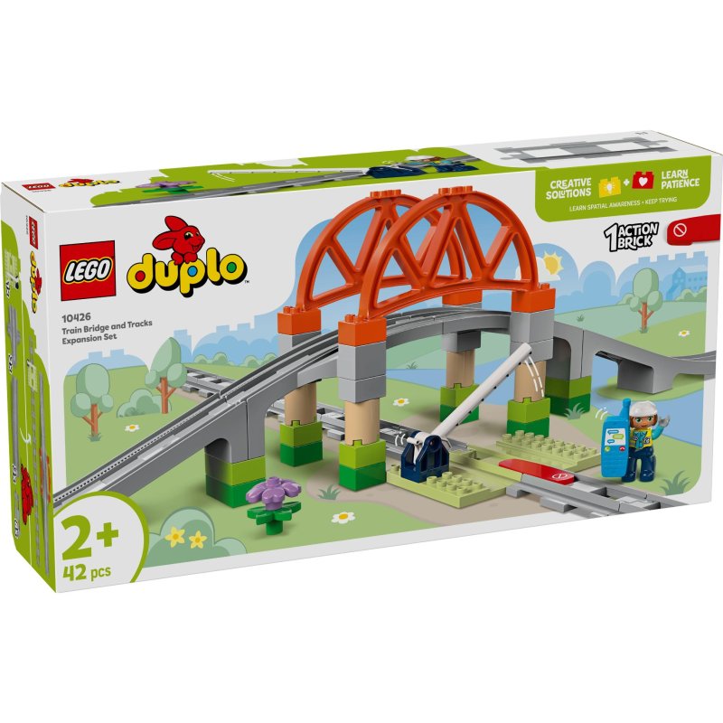 LEGO 10426 DUPLO TOWN TREINBRUG EN RAILS - 411 8381 - 411-8381