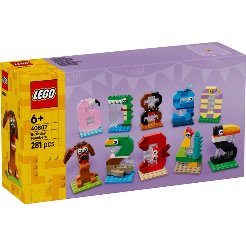LEGO 40807 SEASONAL VERJAARDAGSCIJFERS - 411 8388 - 411-8388
