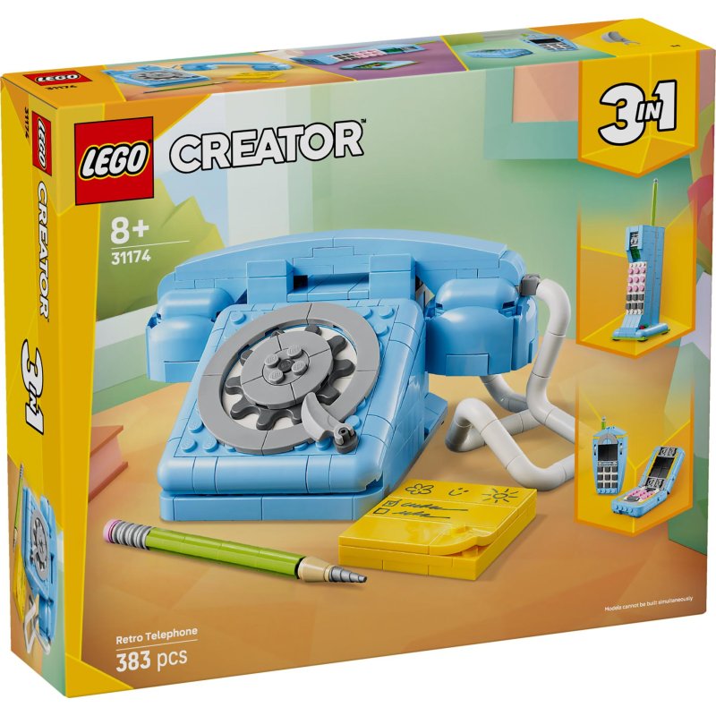 LEGO 31174 CREATOR RETRO TELEFOON - 411 9963 - 411-9963