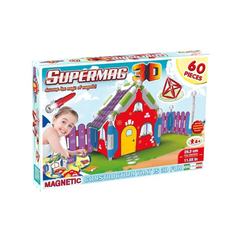 SUPERMAG 3D MAGIC SMALL HOUSE BOUWSET - 413 0616 - 413-0616