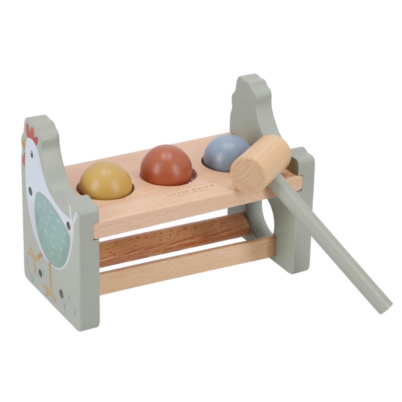 LITTLE FARM HAMERBANKJE MET BALLEN - 416 7146 - 416-7146