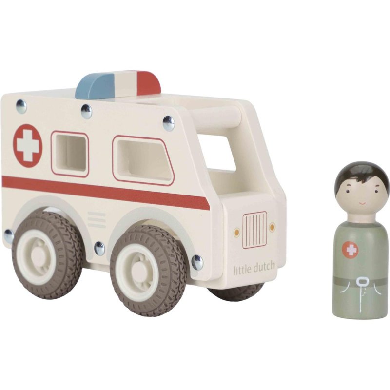 LITTLE DUTCH AMBULANCE MET PEGDOLL FSC - 422 5275 - 422-5275