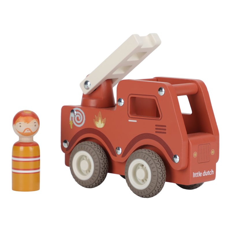 LITTLE DUTCH BRANDWEERWAGEN MET PEGDOLL - 422 5282 - 422-5282