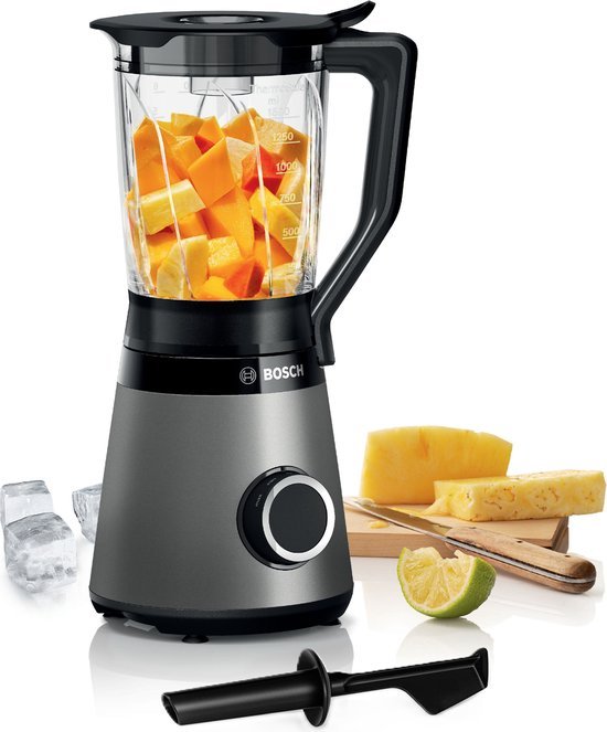 BOSCH BLENDER MMB6172S GLAS 1200W SILVER - 4242005215980 - MMB6172S