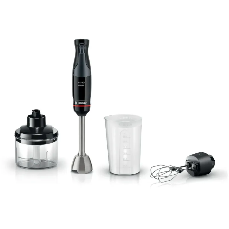 BOSCH STAAFMIXER ERGOMASTER4 1000W BLACK - 4242005426584 - MSM4B624