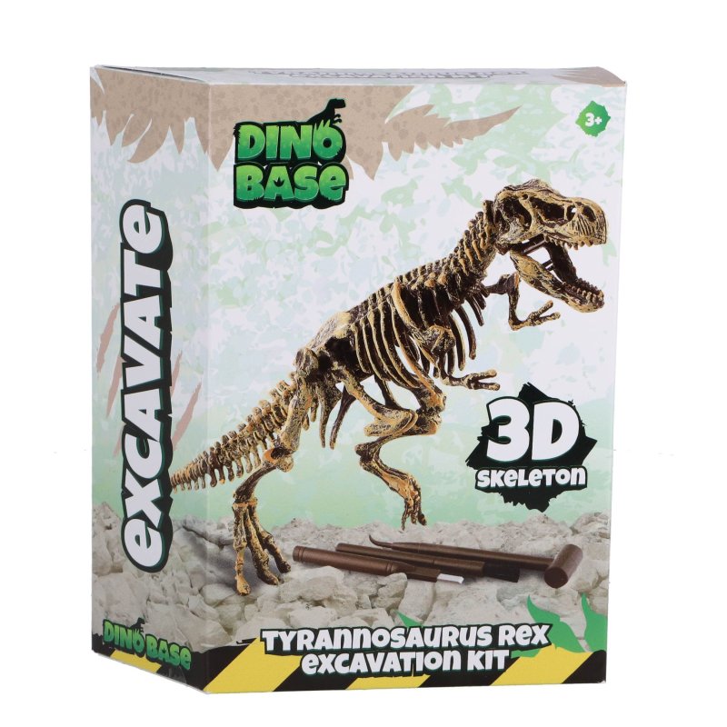 DINOBASE DINO UITBIKKEN T-REX 3D SET - 434 5012 - 434-5012