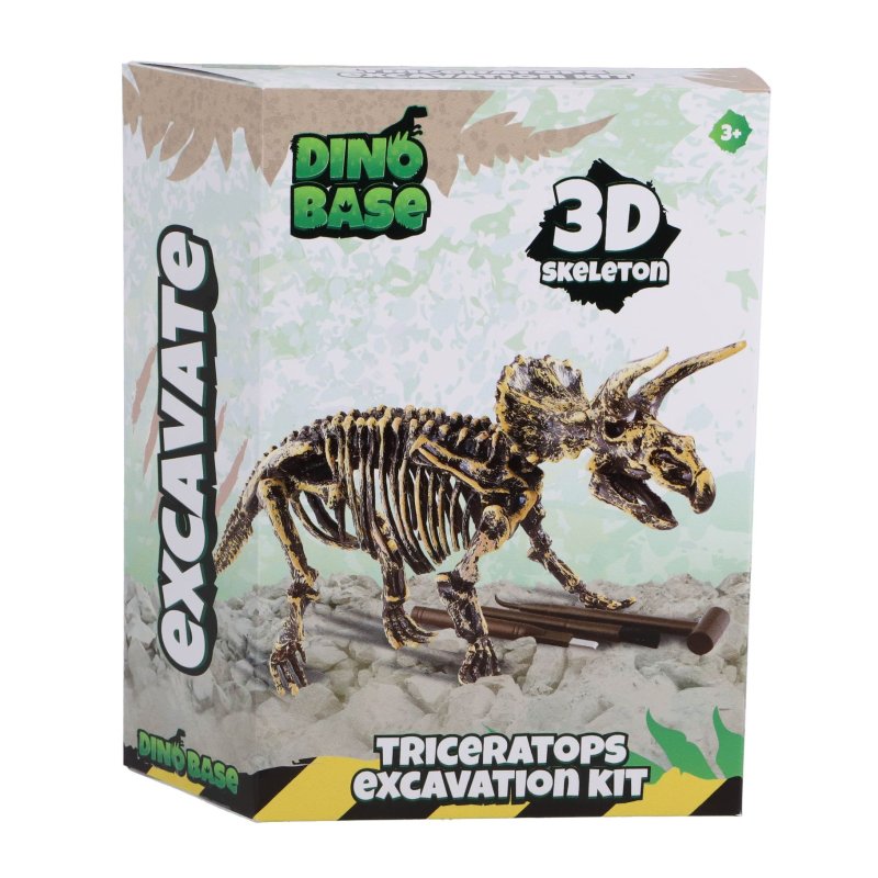 DINO UITBIKKEN TRICERATOPS 3D SET - 434 5022 - 434-5022