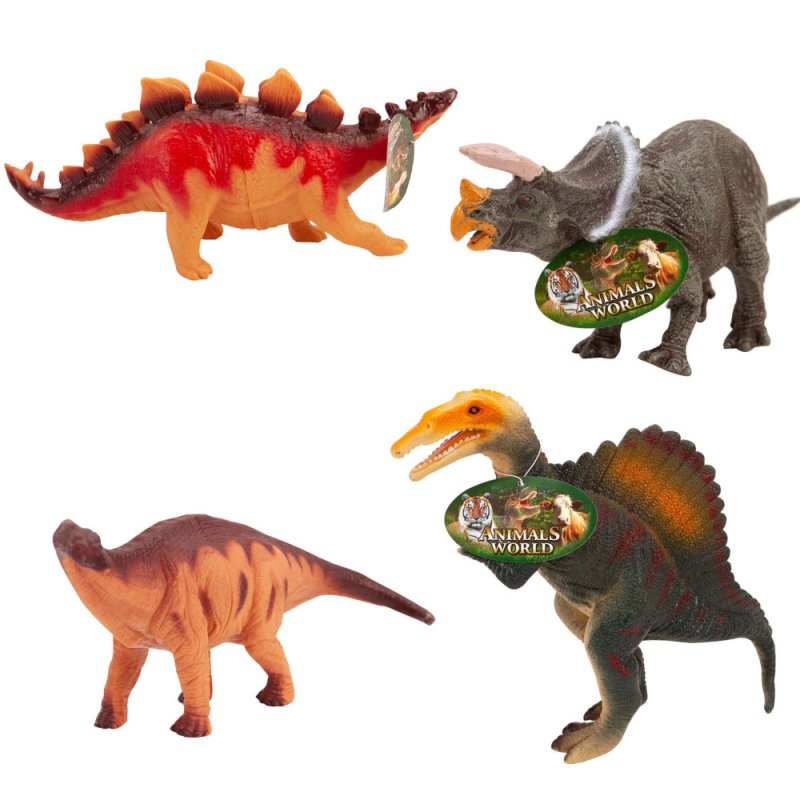 DINO 25 CM 6 ASSORTI - 434 6670 - 434-6670