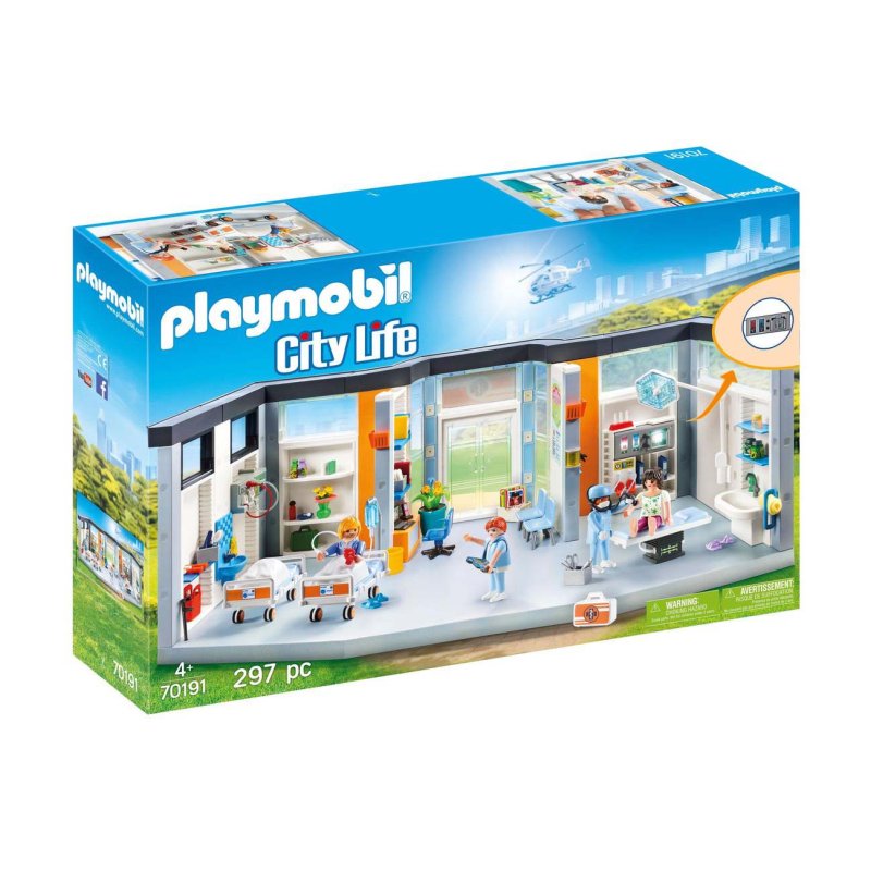 PLAYMOBIL 70191 ZIEKENHUIS + INRICHTING - 437 0191 - 437-0191