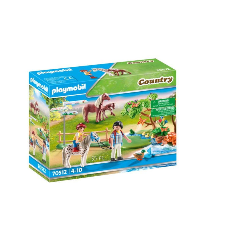 PLAYMOBIL 70512 COUNTRY GELUKKIGE PONYRE - 437 0512 - 437-0512