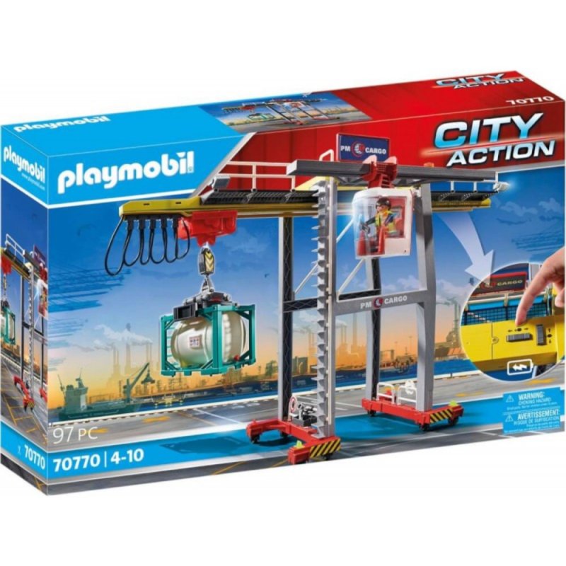 PLAYMOBIL 70770 PORTAALKRAAN MET CONTAIN - 437 0770 - 437-0770