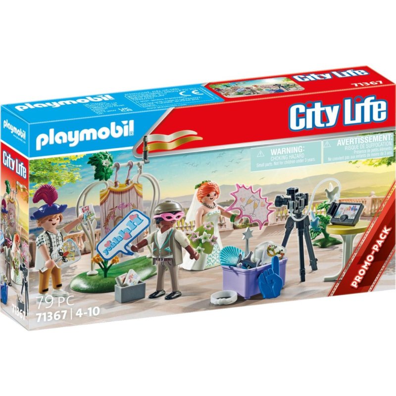 PLAYMOBIL CITY LIFE BRUIDSPAAR MET CAMER - 437 3674 - 437-3674