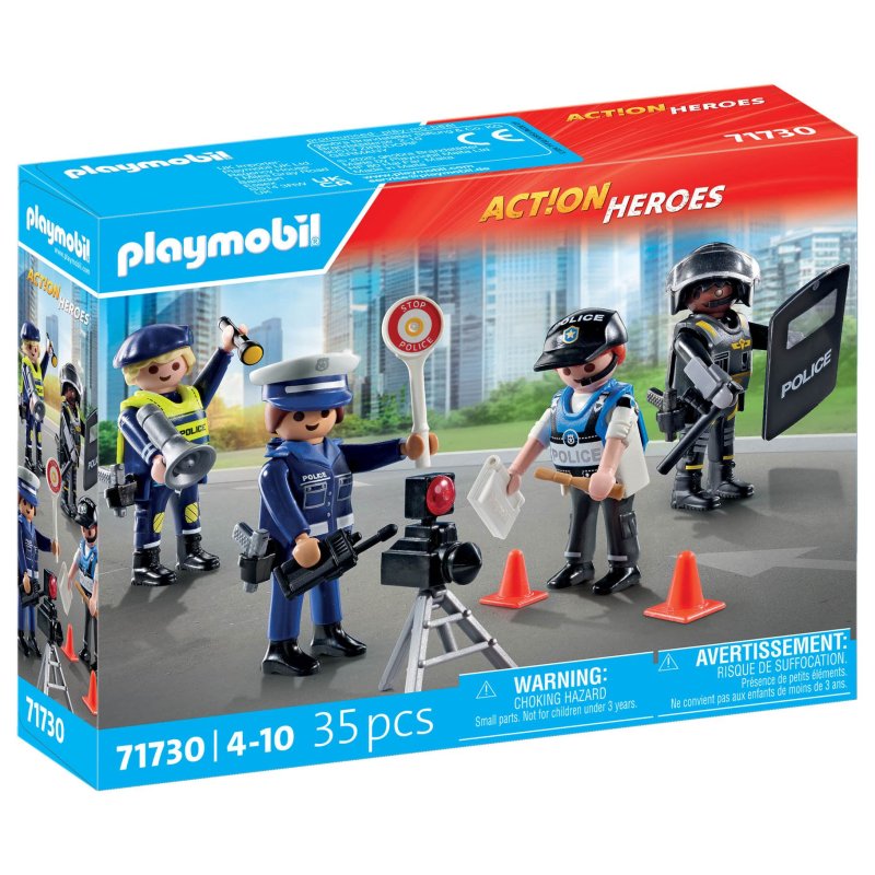 PLAYMOBIL 71730 POLITIE FIGUREN SET - 437 7306 - 437-7306
