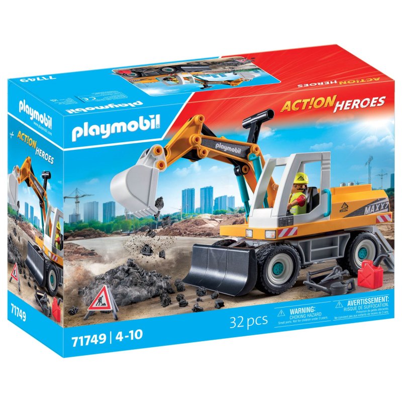 PLAYMOBIL 71749 GROTE GRAAFMACHINE - 437 7498 - 437-7498