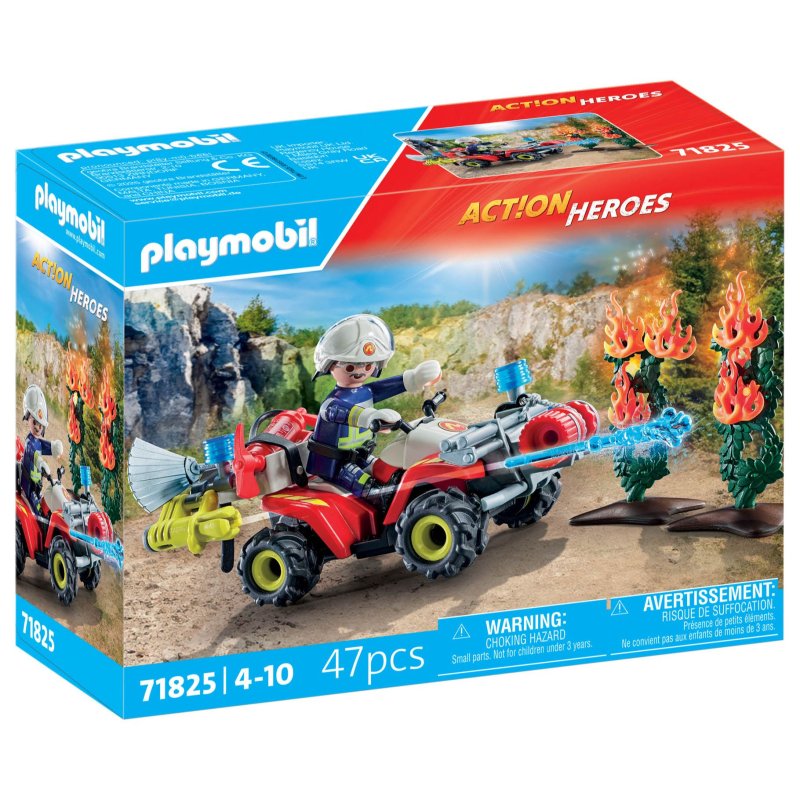 PLAYMOBIL 71825 BRANDWEER QUAD - 437 8259 - 437-8259