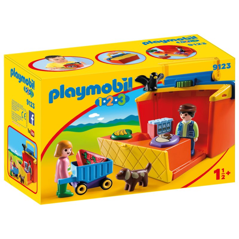 PLAYMOBIL 123 MARKTKRAAM - 437 9123 - 437-9123