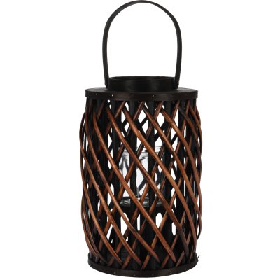 HOME EN STYLE LANTAARN RIET BRUIN 40CM - 438900060 assorted 001  - 438900060