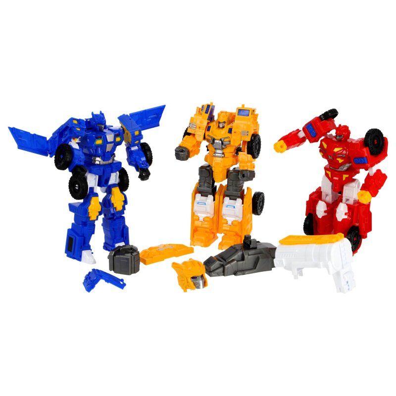 MEGA SET ROBOT TRANSFORMEER 3DLG BLAUW - 439 2835 - 439-2835