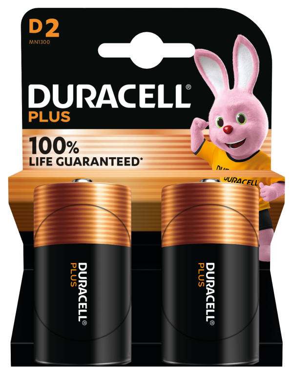 DURACELL PLUSPOWER 2XD BATTERIJ - 5000394076730 - 1719185
