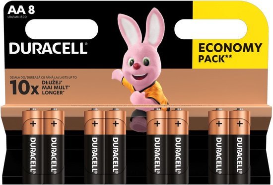 DURACELL AA PROMOPACK 8 ST - 5000394159990 - *0010135973