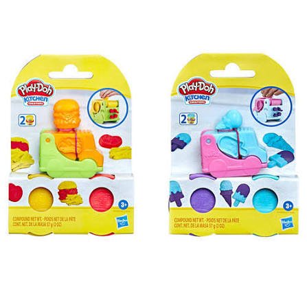 PLAYDOH MINI FOOD TRUCK PLAYSET ASSORTI - 5010993953509 - 275-3571