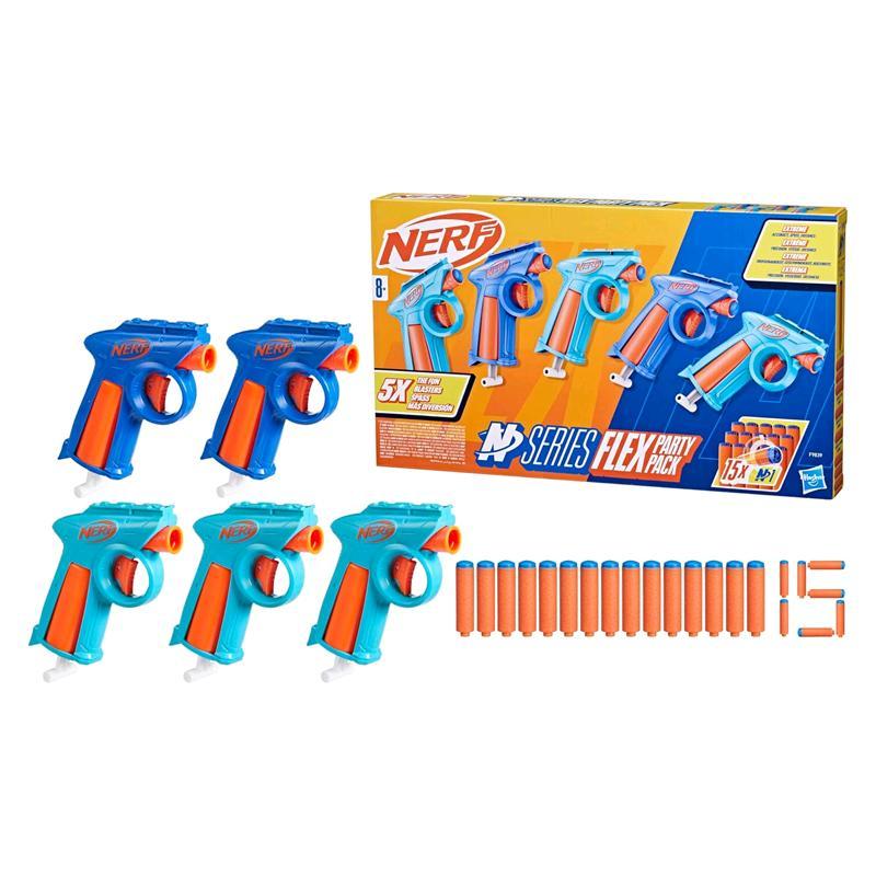 NERF N SERIES FLEX PARTY 5-PACK - 5010996263278 - NRF1123F9839