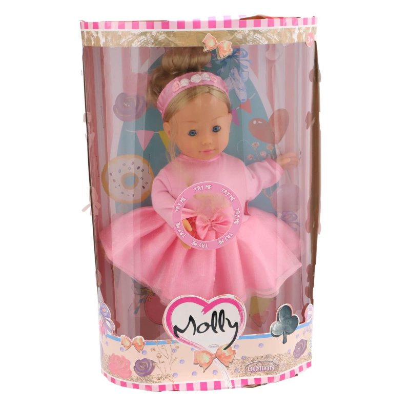 DANSENDE POP MOLLY 40 CM MET 3 LIEDJES - 503 1215 - 503-1215