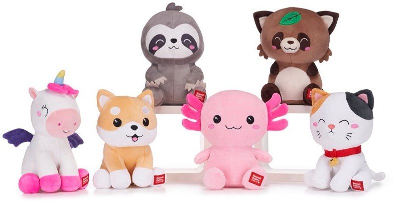 KAWAII KUTIES PLUCHE 6 ASSORTI 20CM SERI - 5038104494918 - 581-4918